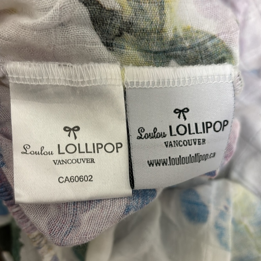 Loulou Lollipop Hydrangea Crib Sheet for Baby Girls - Picture 5 of 6